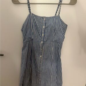Forever 21 Blue and White Striped Dress